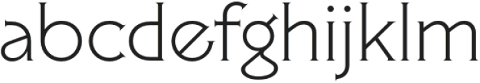 Dahuia Light otf (300) Font LOWERCASE