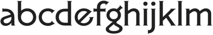 Dahuia Medium otf (500) Font LOWERCASE