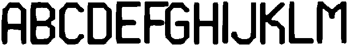 Dahuvo ttf (400) Font UPPERCASE