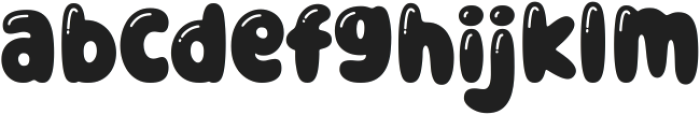 Daily Bubble otf (400) Font LOWERCASE