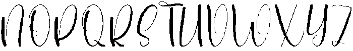Daily Calm Regular otf (400) Font UPPERCASE
