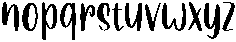 Daily Hand otf (400) Font LOWERCASE