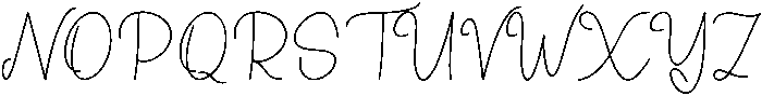 Daily  Journal Regular otf (400) Font UPPERCASE