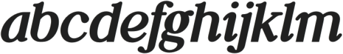 Daily Magazine Bold Italic otf (700) Font LOWERCASE