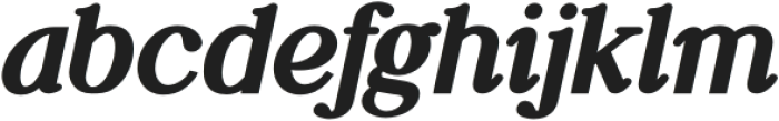 Daily Magazine ExtraBold Italic otf (700) Font LOWERCASE