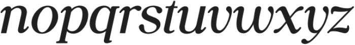 Daily Magazine Medium Italic otf (500) Font LOWERCASE