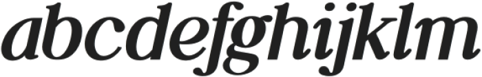 Daily Magazine SemiBold Italic otf (600) Font LOWERCASE