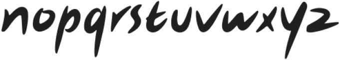 Daily Marker otf (400) Font LOWERCASE