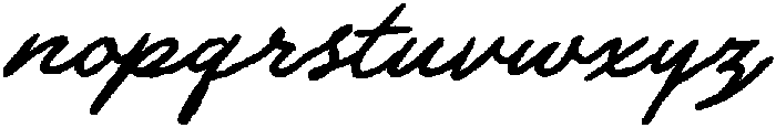 Daily Notes Script Bold Slanted otf (700) Font LOWERCASE