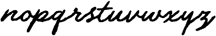 Daily Notes Script Bold otf (700) Font LOWERCASE