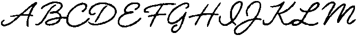 Daily Notes Script Regular otf (400) Font UPPERCASE