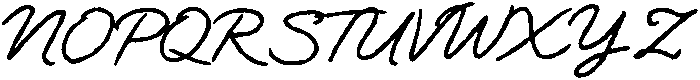 Daily Notes Script Regular otf (400) Font UPPERCASE