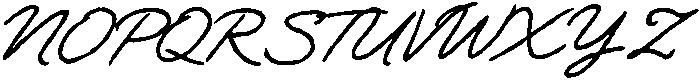 Daily Notes Script Slanted otf (400) Font UPPERCASE