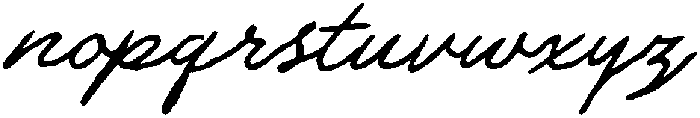 Daily Notes Script Slanted otf (400) Font LOWERCASE