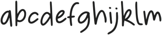 Daily Notes otf (400) Font LOWERCASE