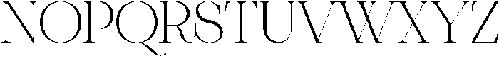 Daily Ramide Regular otf (400) Font UPPERCASE