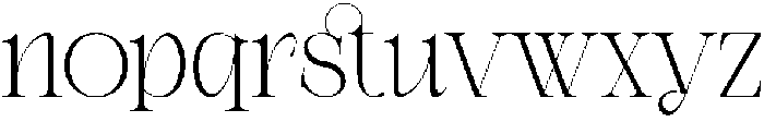 Daily Ramide Regular otf (400) Font LOWERCASE