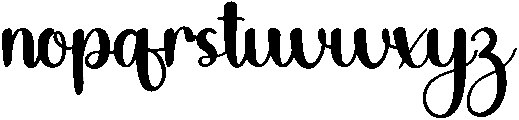 Daily Regular otf (400) Font LOWERCASE