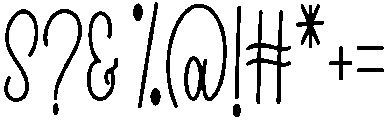 Daily Regular otf (400) Font OTHER CHARS