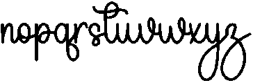 Daily Regular otf (400) Font LOWERCASE