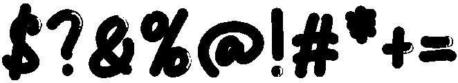 Daily School Regular otf (400) Font OTHER CHARS
