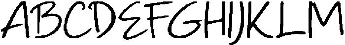 Daily Sunny Regular otf (400) Font UPPERCASE