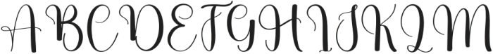 Daily Wedding Regular otf (400) Font UPPERCASE