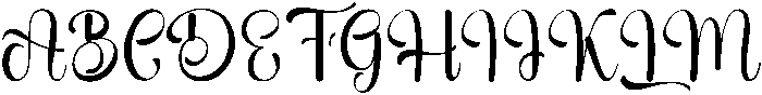 Daily Working Regular otf (400) Font UPPERCASE