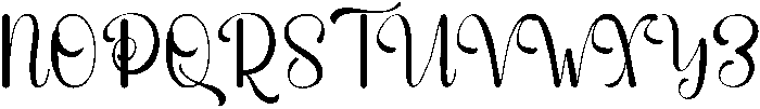 Daily Working Regular otf (400) Font UPPERCASE