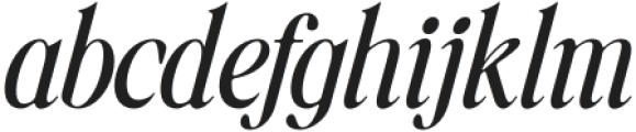 DailyFlashback-Italic otf (400) Font LOWERCASE