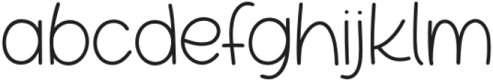 DailyNote-Regular otf (400) Font LOWERCASE