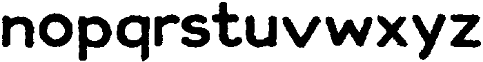 DailyPressFrizzled Regular otf (400) Font LOWERCASE