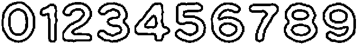 DailyPressOutline Regular otf (400) Font OTHER CHARS