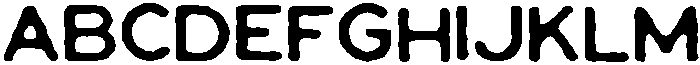 DailyPressRough Regular otf (400) Font UPPERCASE