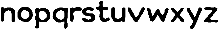 DailyPressRough Regular otf (400) Font LOWERCASE