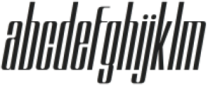 Daimon Thin Italic otf (100) Font LOWERCASE