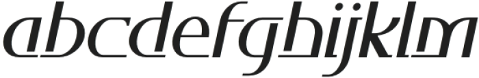 Daimor Medium Slanted otf (500) Font LOWERCASE