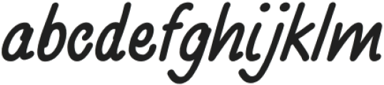 Dainty Type Italic otf (400) Font LOWERCASE