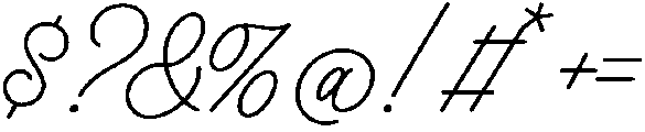 Daintyline-Regular otf (400) Font OTHER CHARS