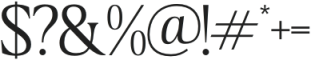 Dairing otf (400) Font OTHER CHARS