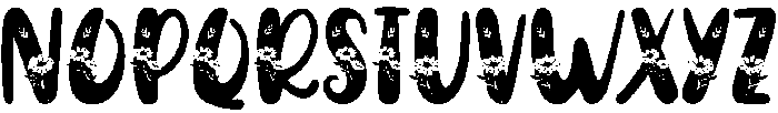 Daisies Regular otf (400) Font UPPERCASE