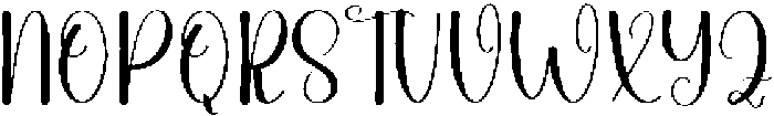 Daisy Calligraphy Regular otf (400) Font UPPERCASE