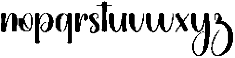 Daisy Calligraphy Regular otf (400) Font LOWERCASE