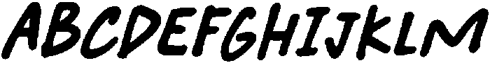 Daisy Mae Italic otf (400) Font UPPERCASE