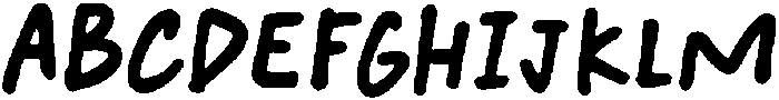 Daisy Mae Regular otf (400) Font UPPERCASE