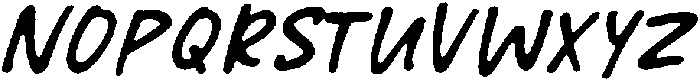 Daisy Mae Thin Italic otf (100) Font LOWERCASE