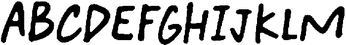 Daisy Mae Thin otf (100) Font UPPERCASE