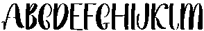 Daisy Market Regular otf (400) Font UPPERCASE