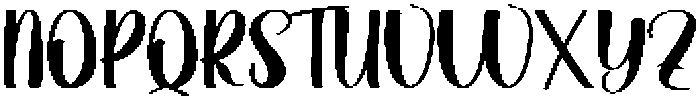 Daisy Market Regular otf (400) Font UPPERCASE