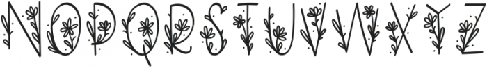 Daisy Monogram Regular otf (400) Font UPPERCASE